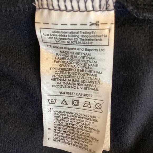 ADIDAS Zip Jacket & Track Leggings Pant (Size: Jacket = XL) Track Pants= L) NWOT - Picture 12 of 15